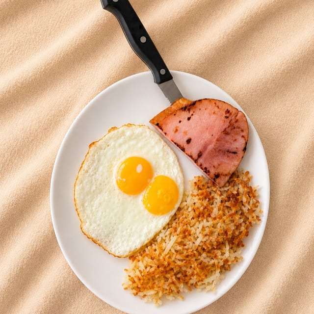 Smoked Ham and Eggs.