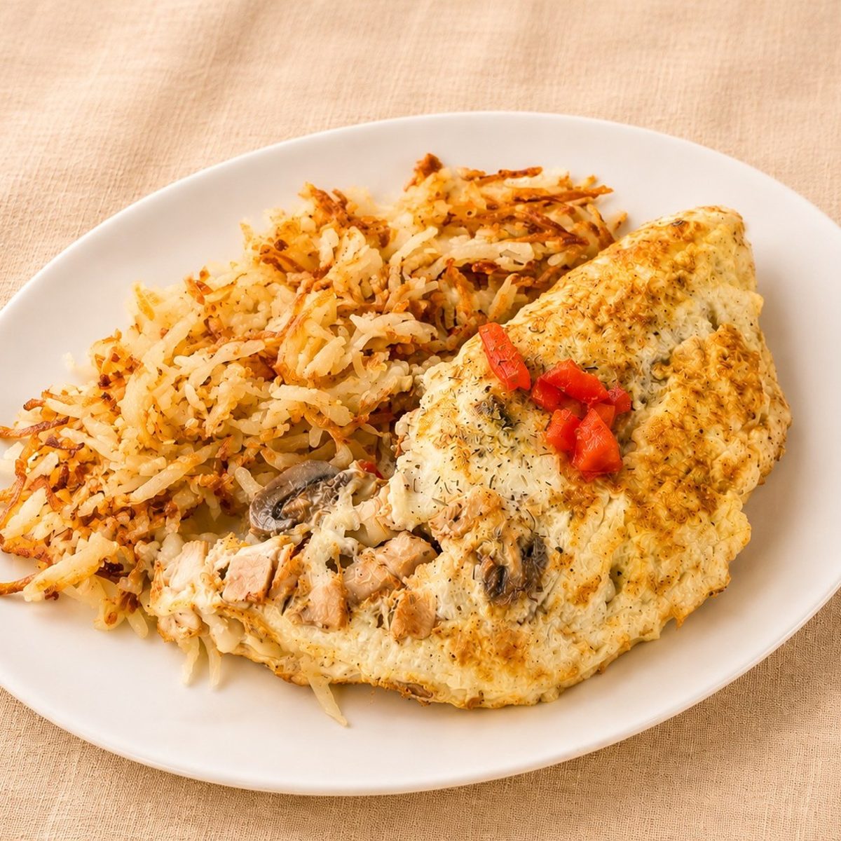 Turkey Egg-White Omelette