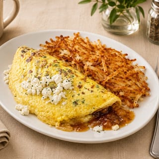 Fig and Goat Cheese Omelette