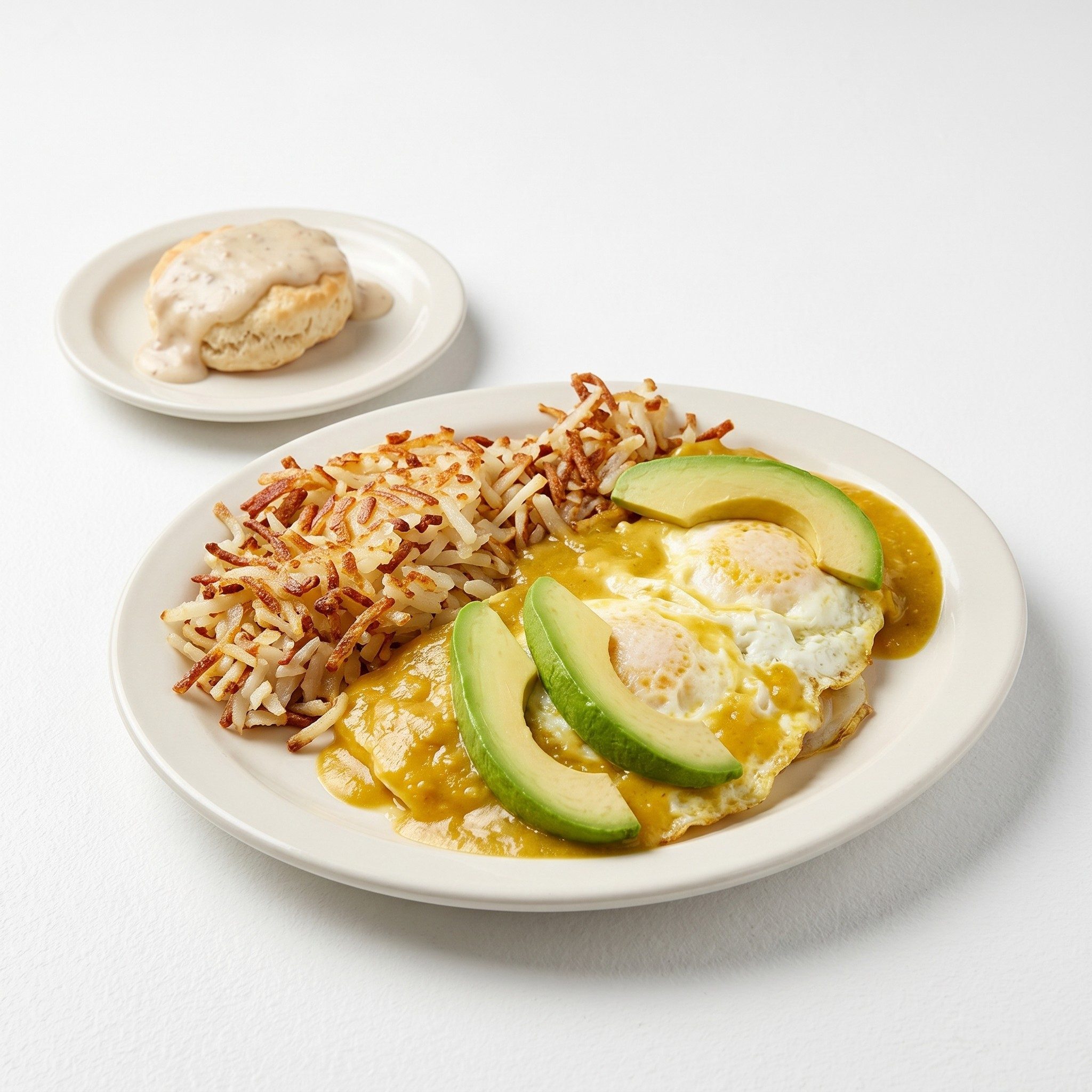 Chorizo Green Chile Omelette.
