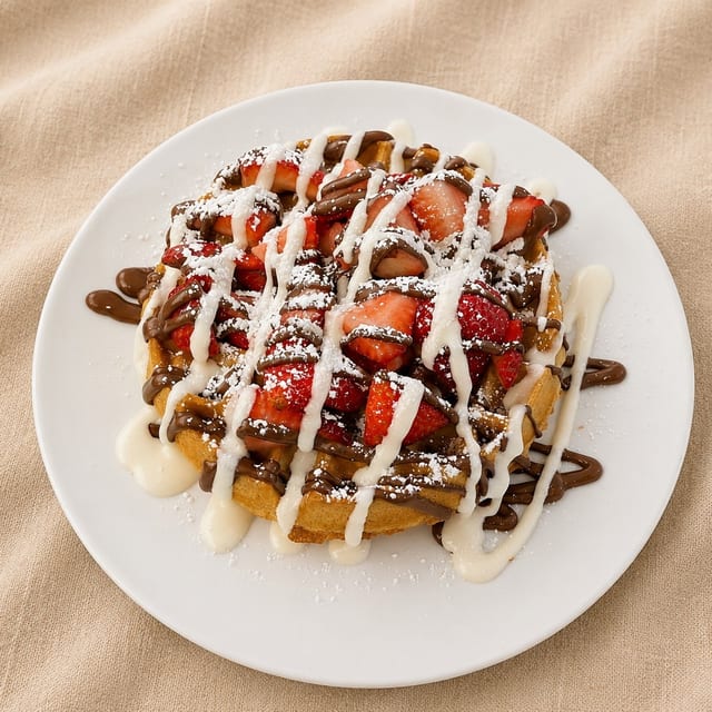 Black and White Waffle.