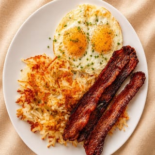 Extra Thick-Cut Bacon and Eggs