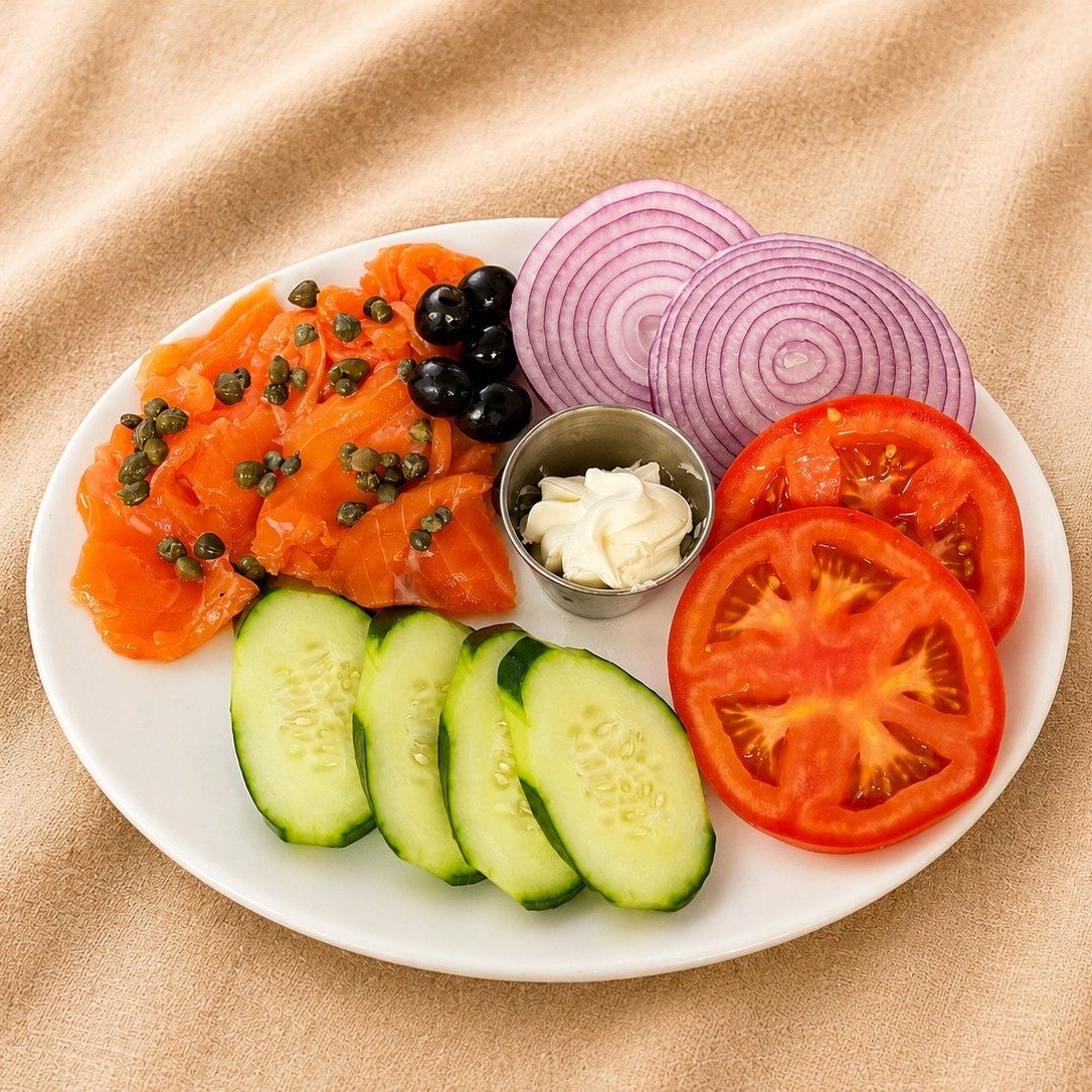 Bagel and Lox Platter.
