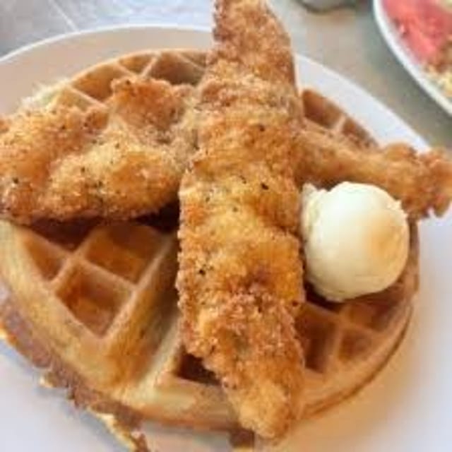 Chicken and Waffles.