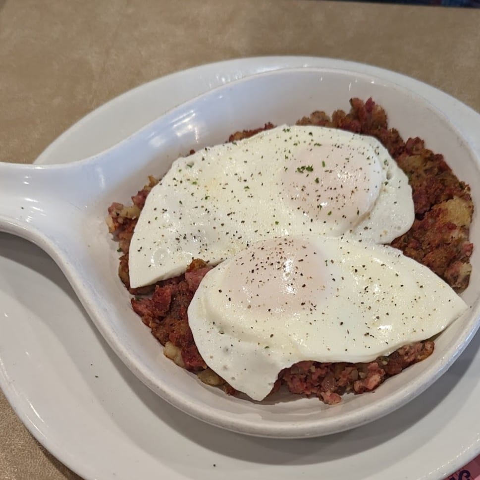 Harry's Hash in a Pan.